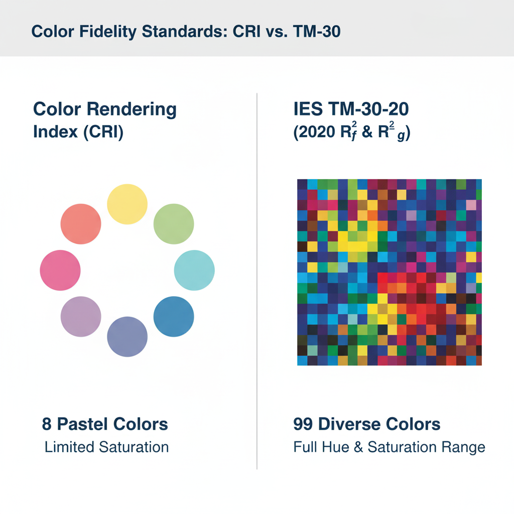Color Fidelity Standards CRlvsTM-30