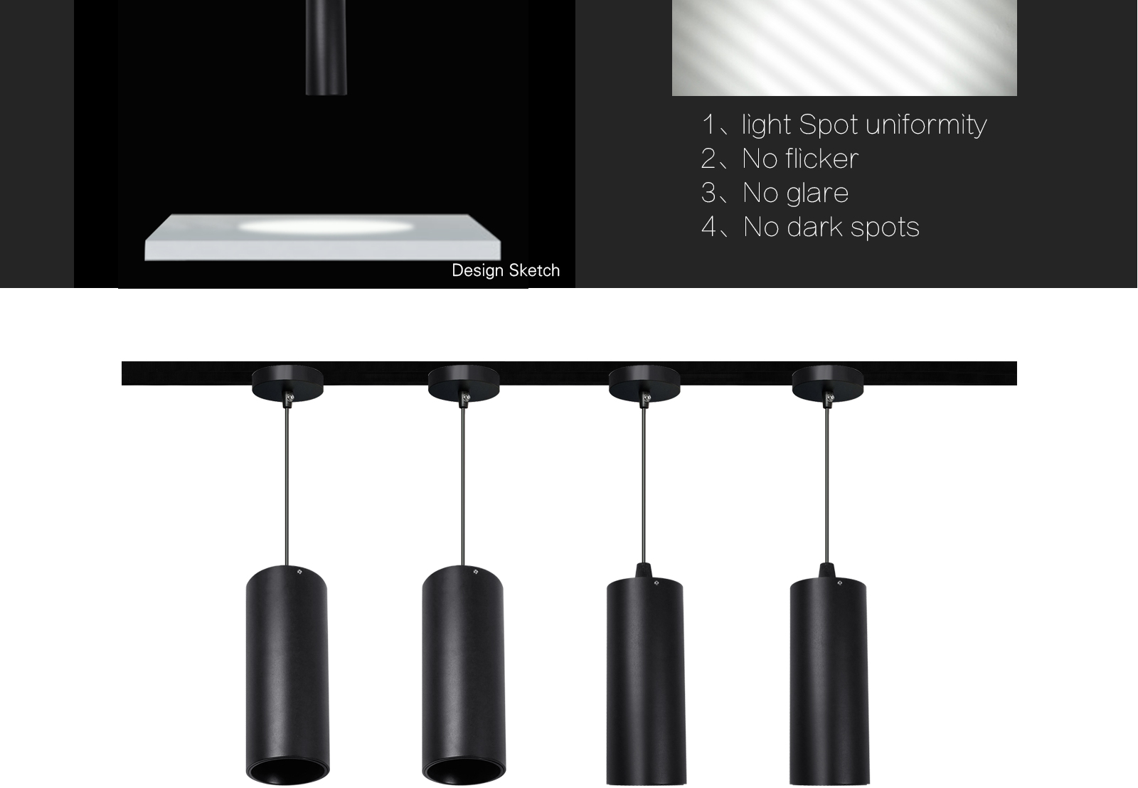 SP-16164-7 Suspended pendant light gallery image