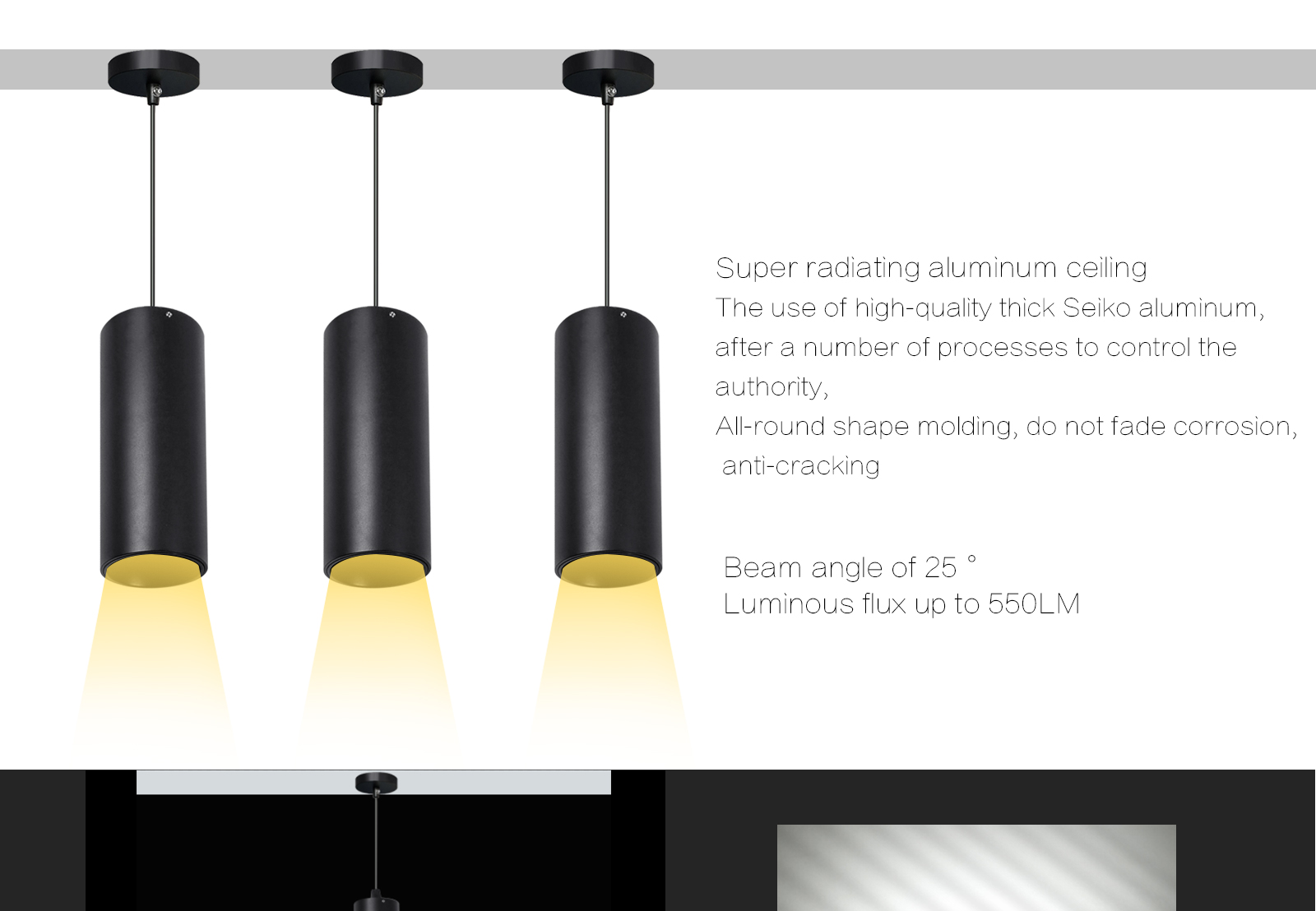 SP-16164-7 Suspended pendant light gallery image