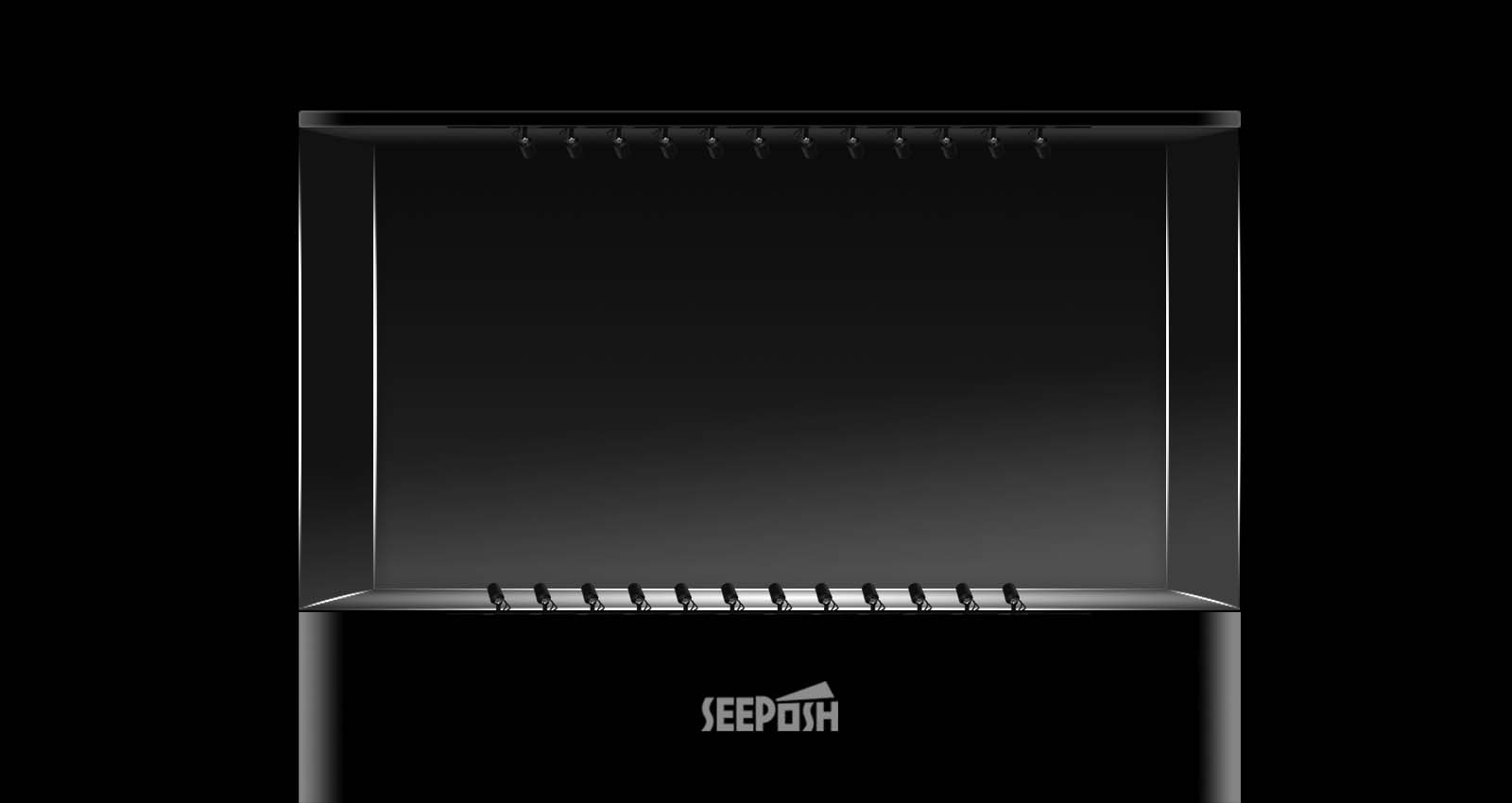 SP-18142 Jewelry/watch display cabinet, museum cabinet Mini Track spotlights gallery image