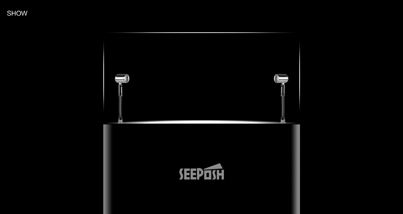 SP-16027 watch cabinet Pole Stem light