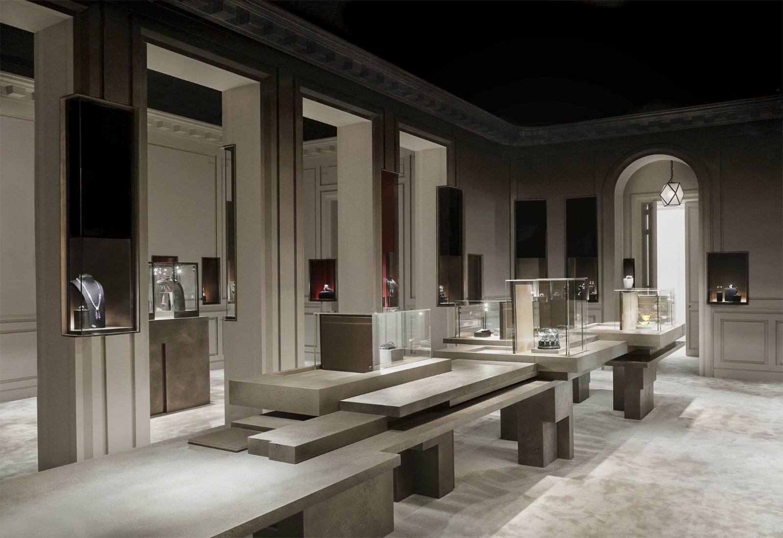 SP-15022 Jewelry display cabinet pole light