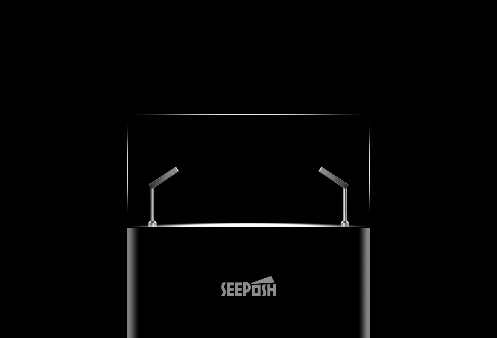 SP-16020  Custom adjustable display case pole light gallery image