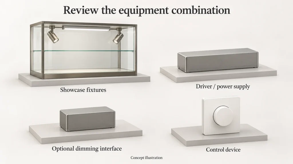 Dimmable Showcase Lighting: Compatibility Questions Before Ordering