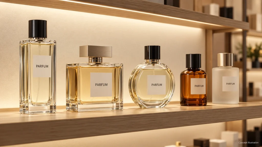 Perfume Display Lighting: Making Bottles, Liquids and Labels Visible