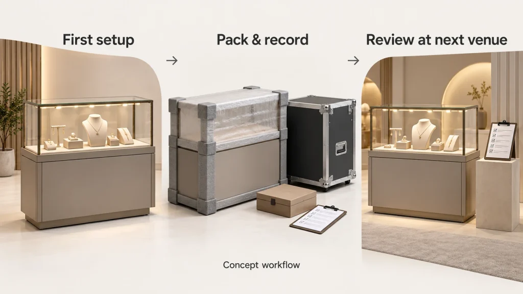Planning Lighting for Pop-Up Stores and Reusable Retail Displays